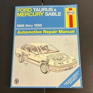Ford Taurus & Mercury Sable Automotive Repair Manual 1986 - 1991 Models